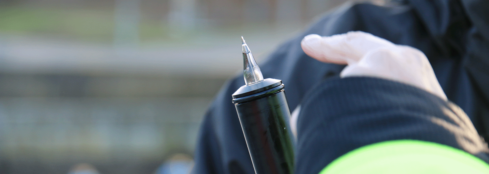 Showing the tip of the N2O Wastewater Sensor Head